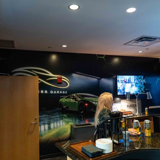 The Endless Garage suite at Ball Arena, Denver (1 of 8)