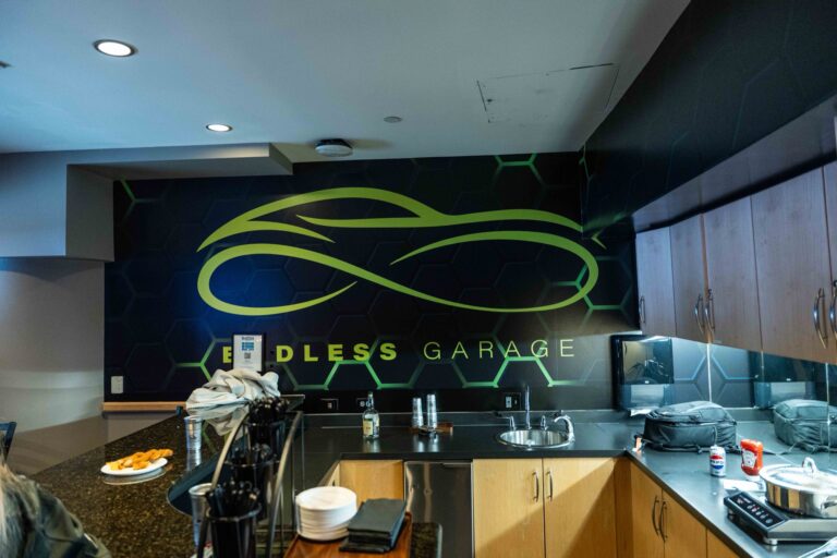 The Endless Garage private suite at Ball Arena